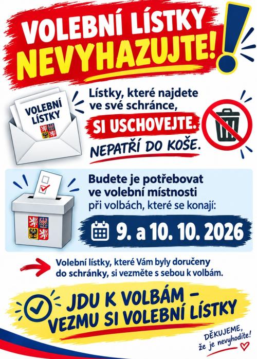 Leták k volbám 9.10.-10.10.2026 Leták k volbám 9.10.-10.10.2026